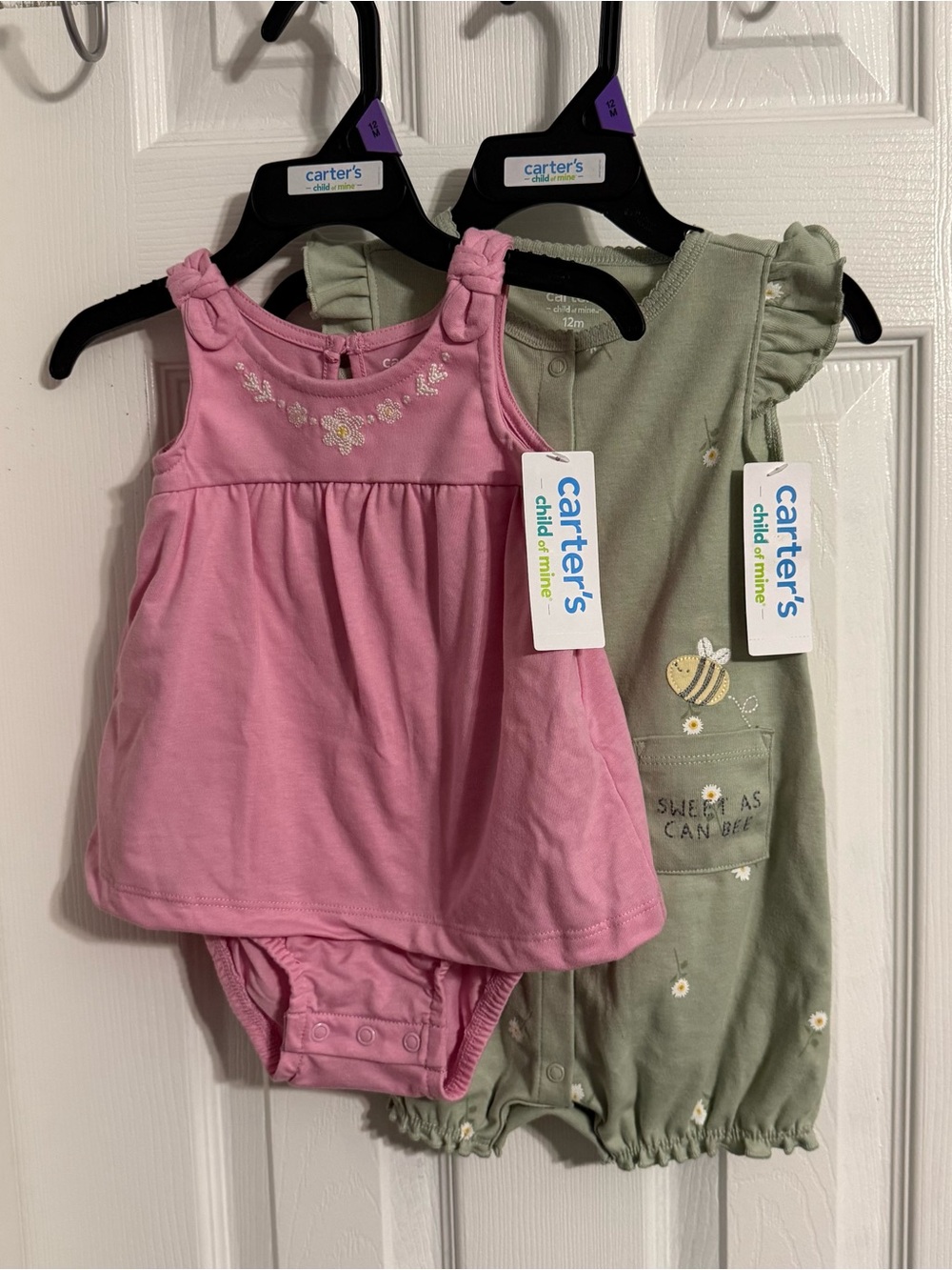Carter’s baby girl dress and romper bundle